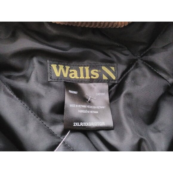 Walls Insulated Duck Canvas Overalls Men's Size 2XL Enduro Flex Stretch NEW - Picture 5 of 7